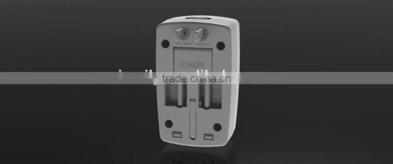 Worldwide Travel Adapter USB Universal wholesale ac travel Power Adaptor