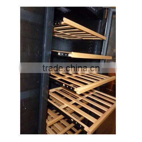 GW-168T-D side by side double door thermostat wine refrigerator wine cooler wine storage cooler