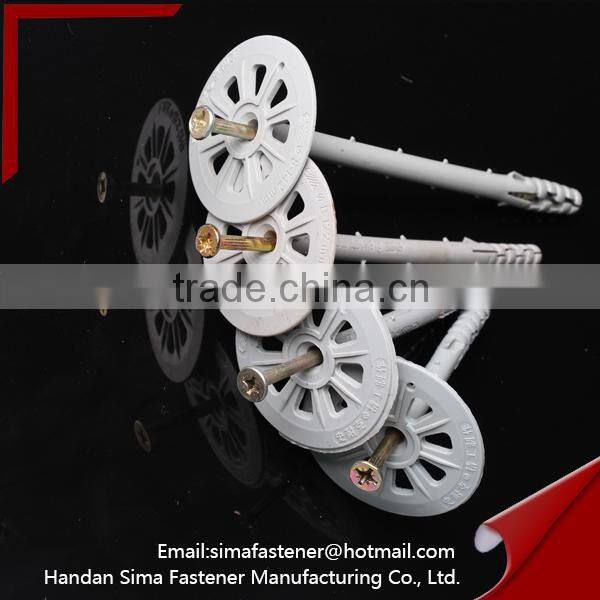 Wall building insulation plastic nail