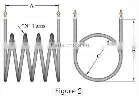 electric air tubular heater for anti-freeze(glycol)solutions