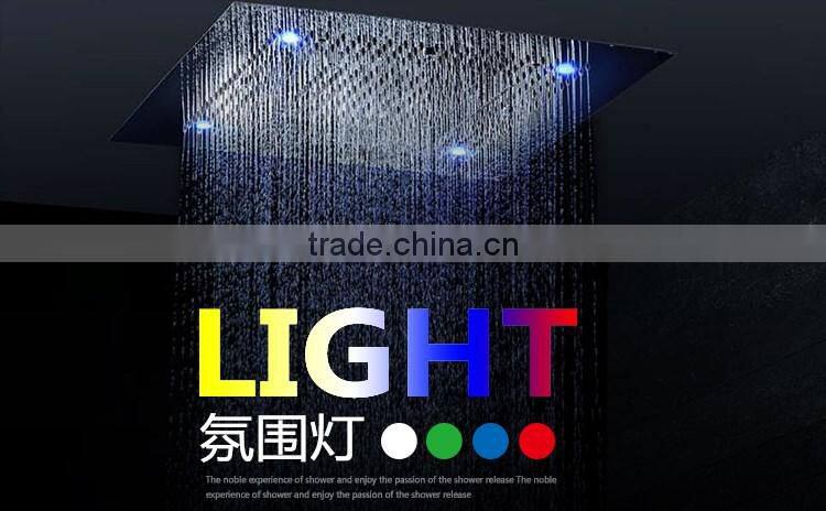 LABRAZE LE800600 shower panel with LED light and thermostatic faucet