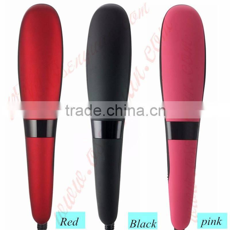 100% original Lcd Hair straightener brush Comb