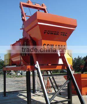 concrete mixing plant machine batching POWER TEC CCM 1600 double shaft