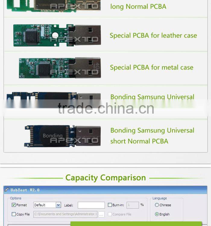 Promotional cheapest metal and plastic swivel USB customized logo printing