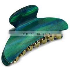 blue acrylic claw clip