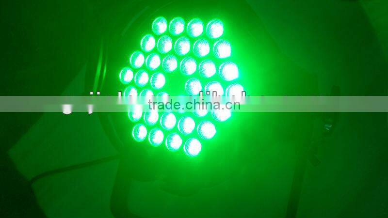 36pcs 3w RGB 3 in1 DMX led stage light