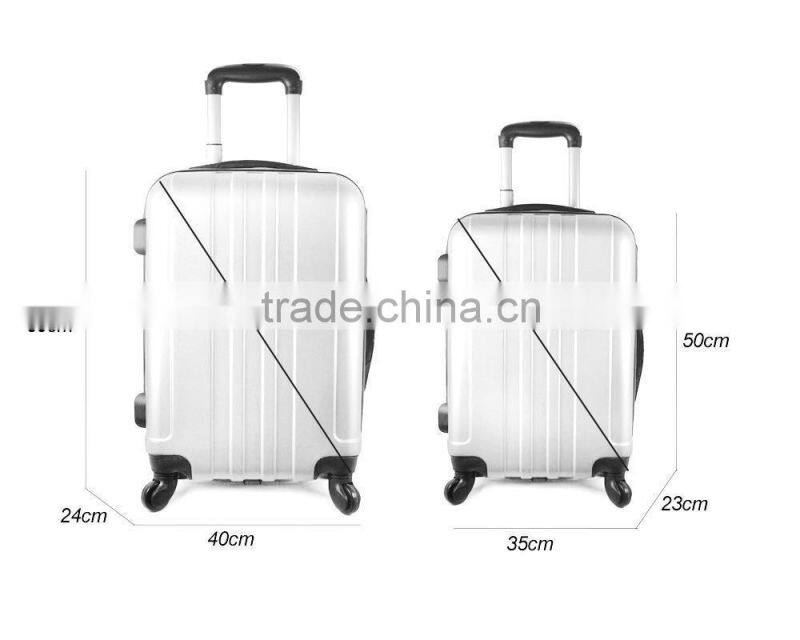 Very cheap hard case ABS travel luggage with 4 wheels
