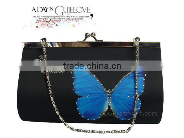 Custom printing party bag strass addable fabric printing