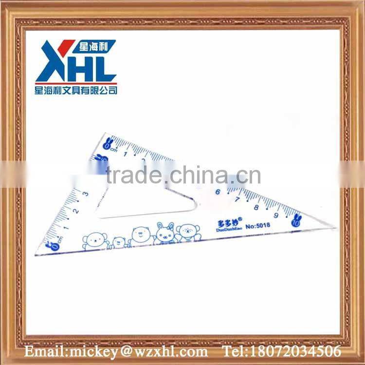 newest custom design plastic fashion design ruler plastic ruler