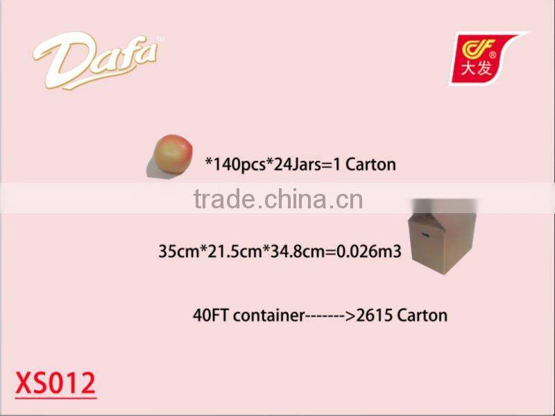 Yellow ball bubble gum