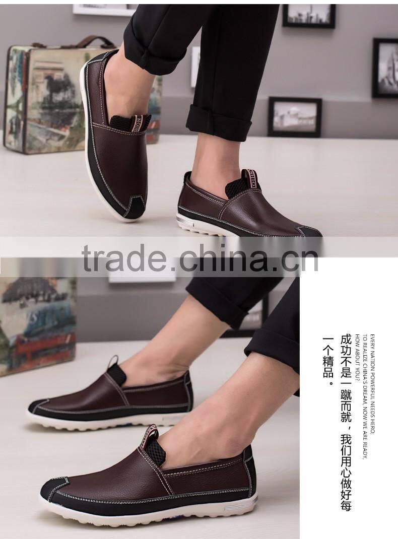Genuine Leather Alibaba Men Shoes Casual High-Quality Breathable Shoes