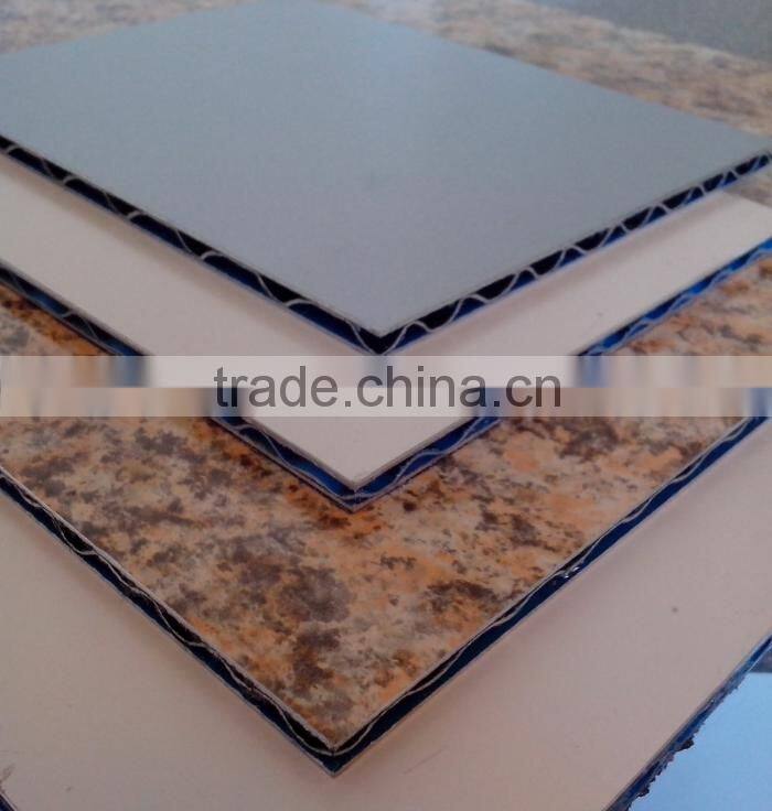 exterior cladding corrugated aluminum sandwich composite panel