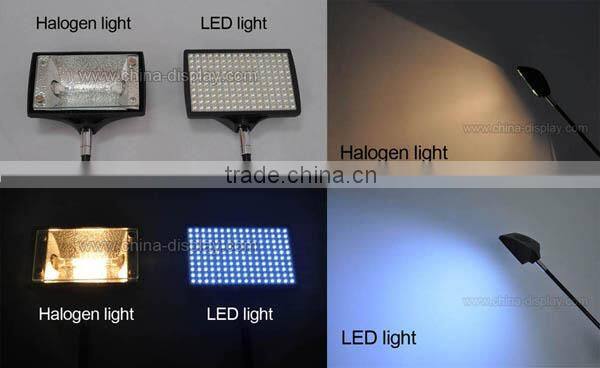 Promotion banner curve straight aluminium tension fabric store display