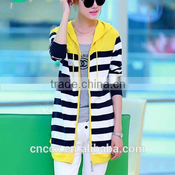 15STC6709 bamboo colorful sweater hoodie