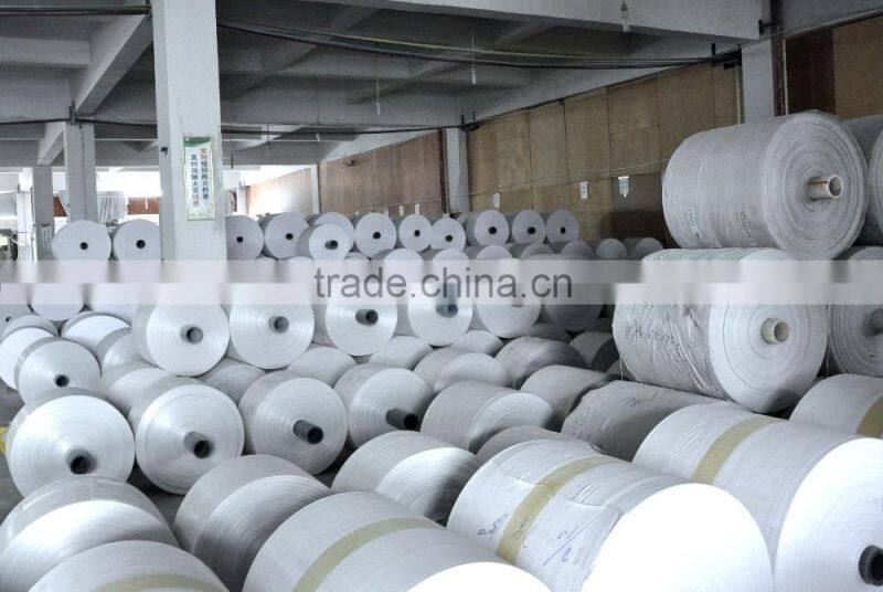 pp tubular bag roll woven fabrifor packing food feed and flour