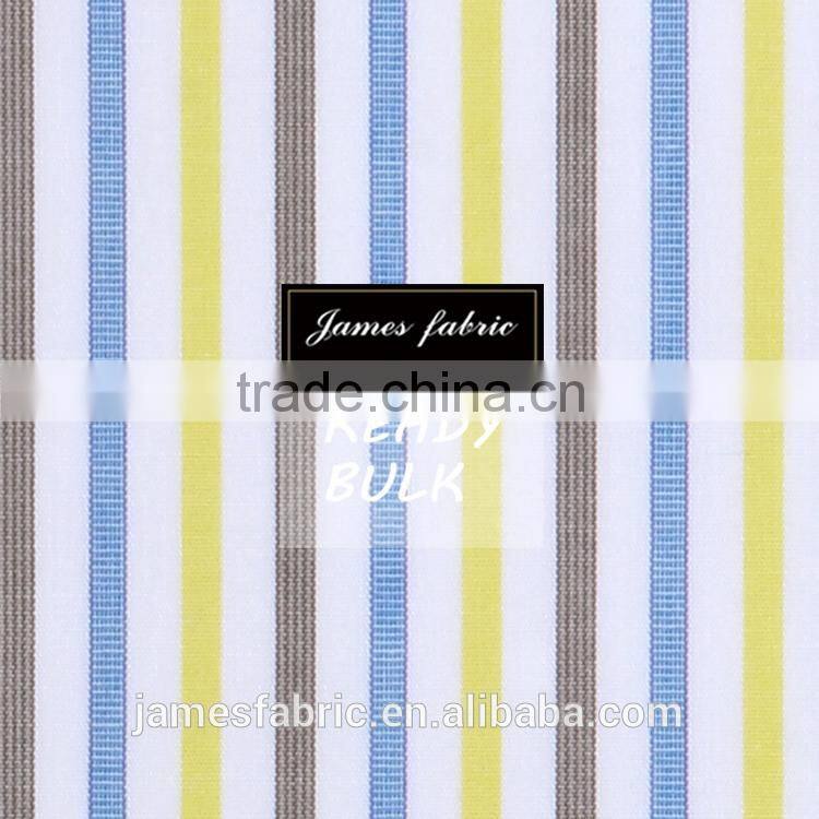 James Yarn Dyed Cotton-Lycra Stretch Colorful Stripe Shirting & Dress Fabric