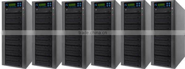 All Pro Solutions M255-10-BD Standalone Manual 10-drive Blu-Ray CD DVD Daisy-Chain Duplicator Copier w/500GB Internal Hard Drive