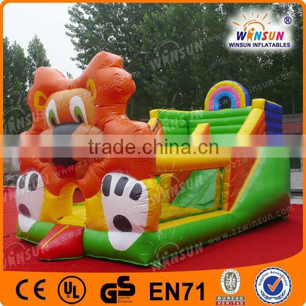 CE BV approved animal themed WSS-011 inflatable whale slide game for sale