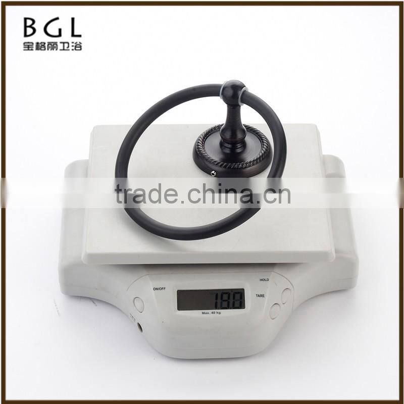 16032 new fashion wall mounted round towel ring chrome bathroom accessories