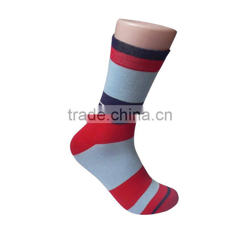 GSM-157 bulk sell custom design bamboo socks with stripe lines