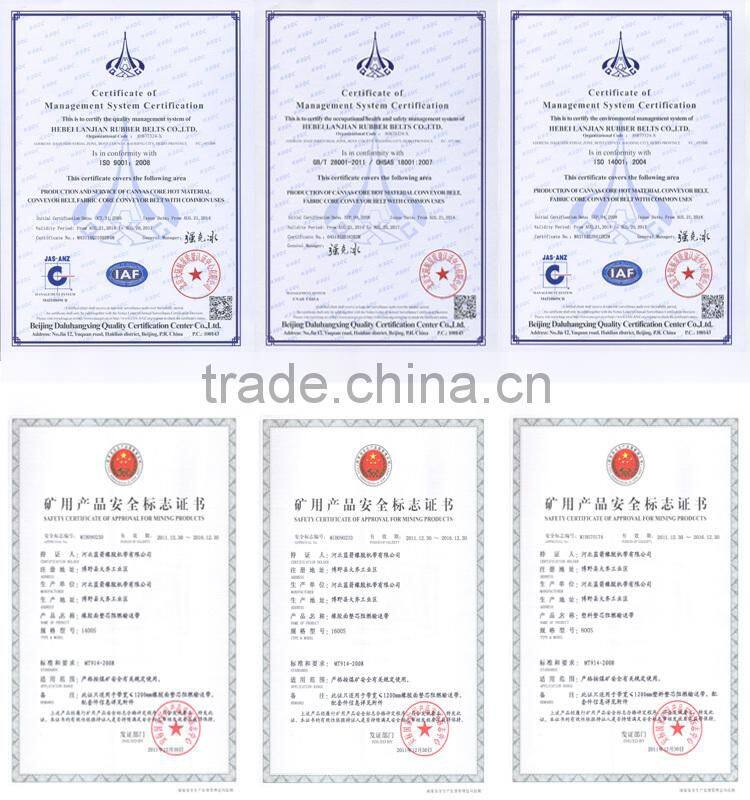 High Tensile Fire Resistant ST2500 Steel Cord Conveyor Belt for Mining Industry China Manufacturer