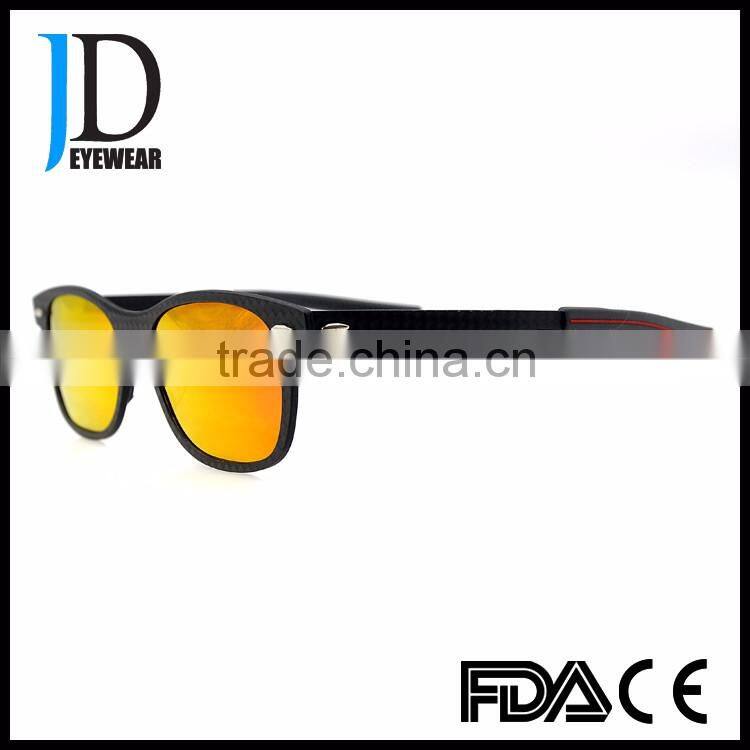 Wholesale Cat.3 UV400 Carbon fiber Polarized Bike Sunglasses