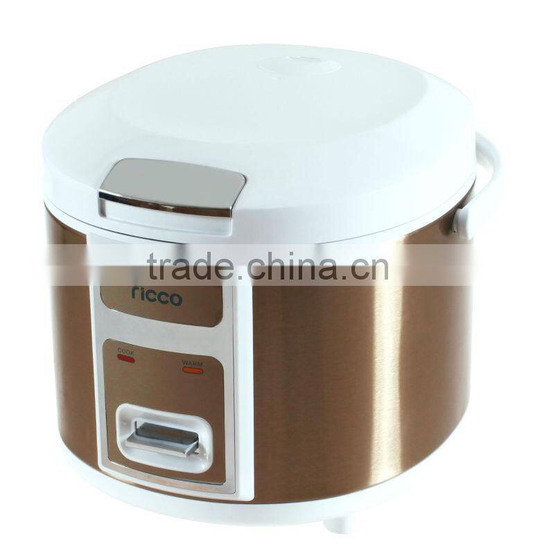 1.8L stainless steel body deluxe rice cooker