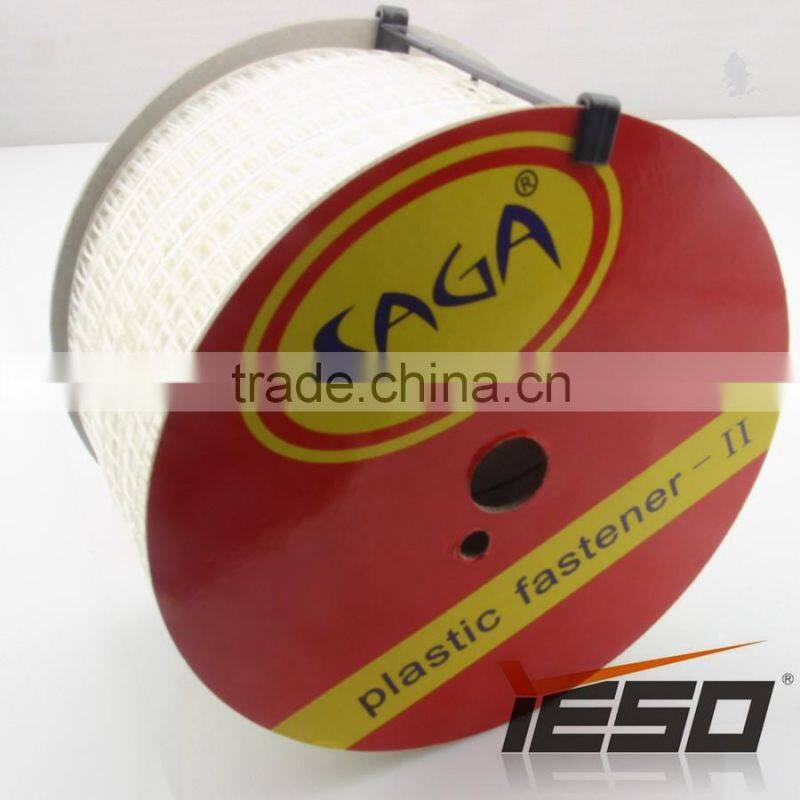 SAGA S-25 Natural Tag Pin Roll 2.5K Avery Dennison ST-9000 ST-9500 Plastic Staple Fastening Systems