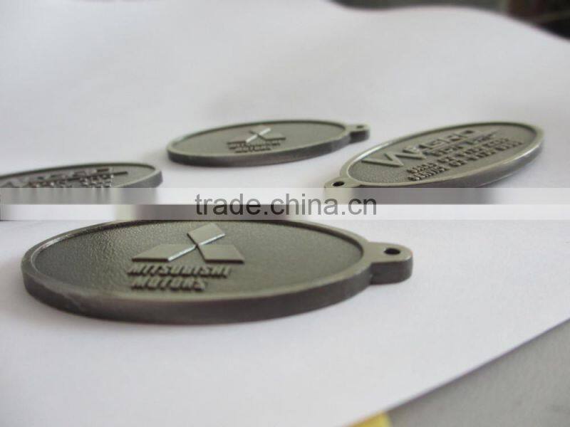 2016 quality popular keychain/custom metal Antique keychain