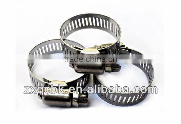 ZX American standard stainless steel double bolt hose clamps