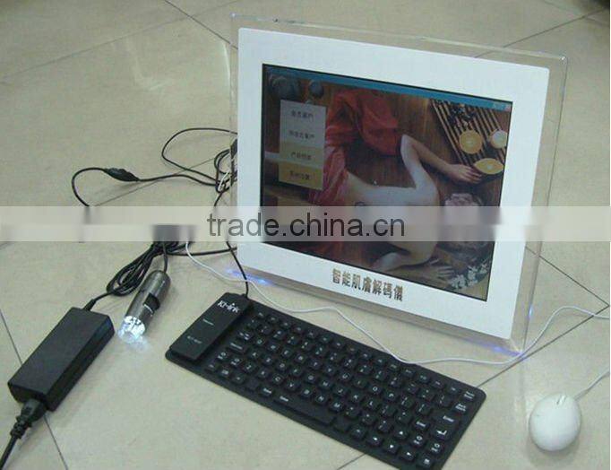 Touch screen auto facial skin scanner analyzer 2013 new beauty machine BD-P006