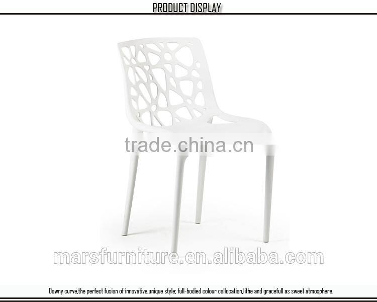 Modern furniture new model plastic coffee shop chair