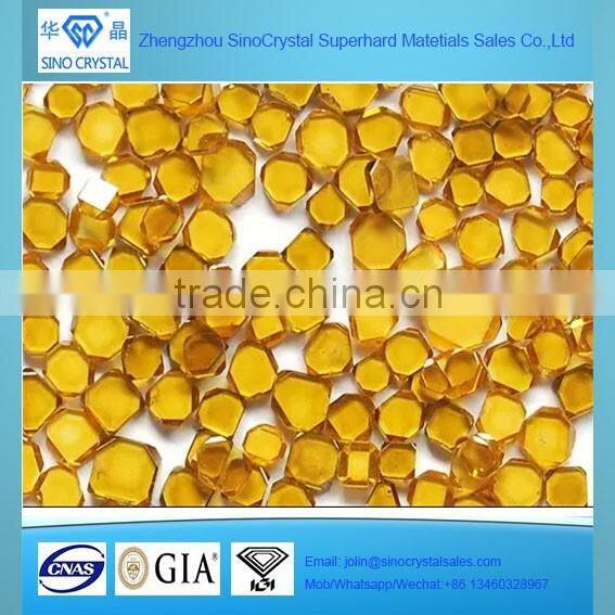 best quality yellow Synthetic rough industrial diamonds
