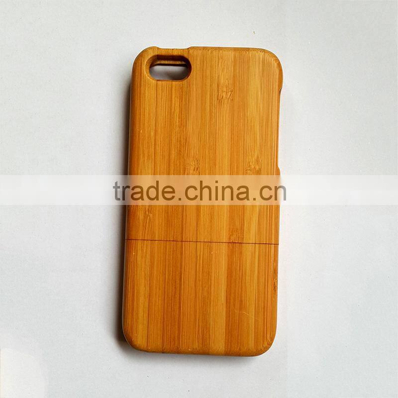 Handmade wood bamboo case for iphone 5c