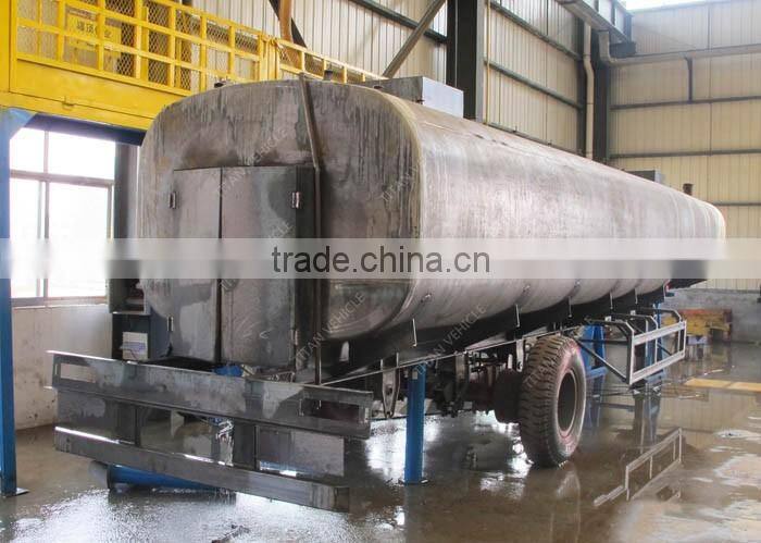 TITAN 3 axles Heated asphalt bitumen transportation Insulated tankers