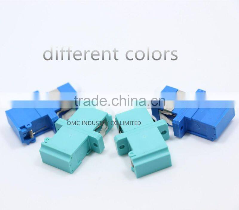 high quality MM SM fiber optic LC adapter with shutter