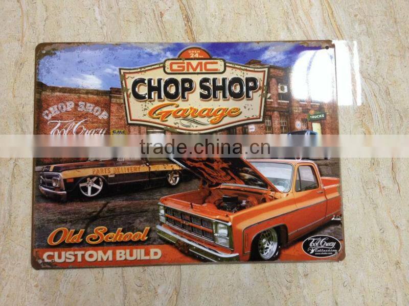 custom OEM funny vintage tin beer metal sign, vintage tin plaque