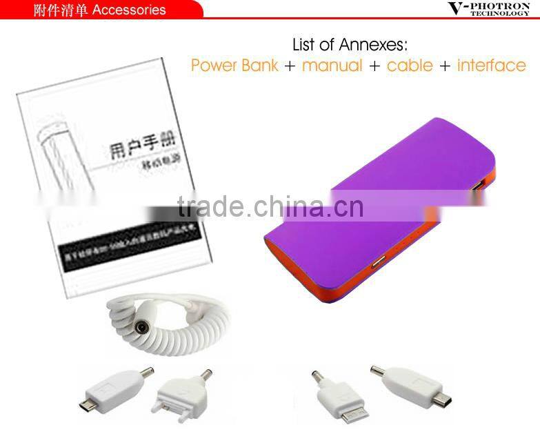 2015 Dual USB 13000mah mobile charger portable dual usb power bank