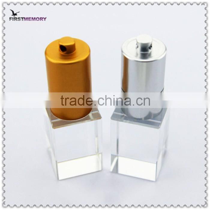 2017 new gift 3D logo printed crystal glass16 usb flash drive 512