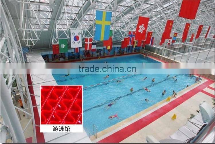 anti slip pvc s type mat for bathroom, kitchen