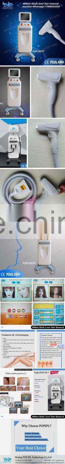 best price diode laser hair removal machine POP DL7 IPL CE approval
