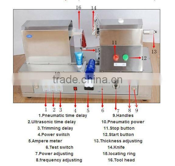 manual plastic tube sealing machine for hand cream
