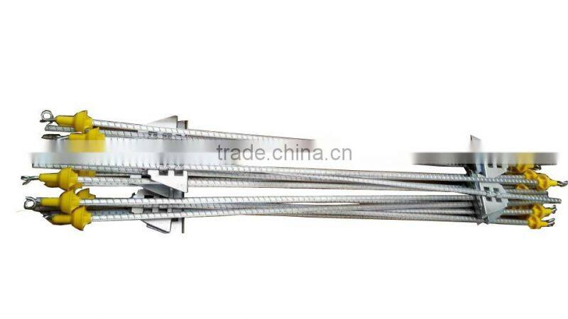 Hot Sale Temporary Cheap Mould With High Quality PVC Oval Spring Steel Fence Post