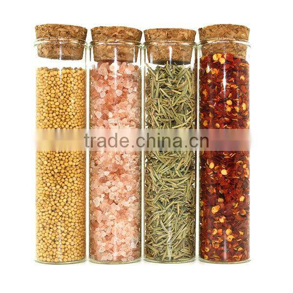 30X120mm 60ml Spice Tube with Wooden Cap