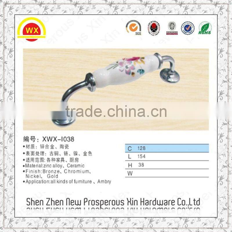 Wholesale customize porcelain furniture drawer handles