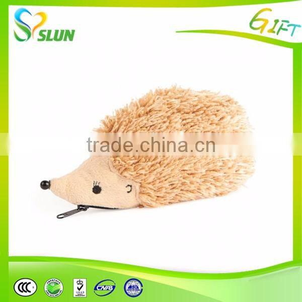 Factory direct sale lovely hot selling plush animal pencil case