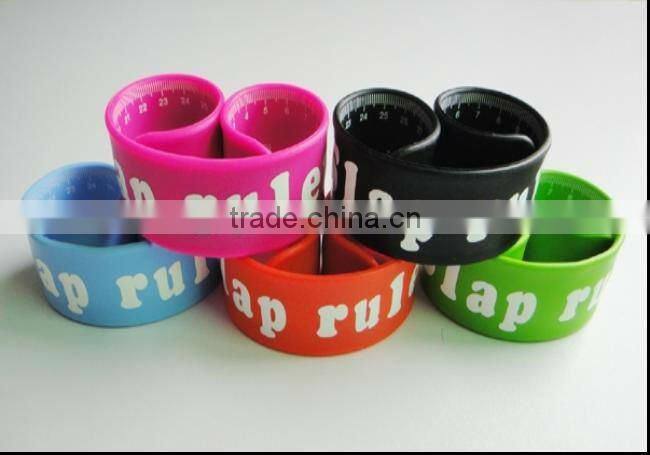 silicone wrist slap ruler for students