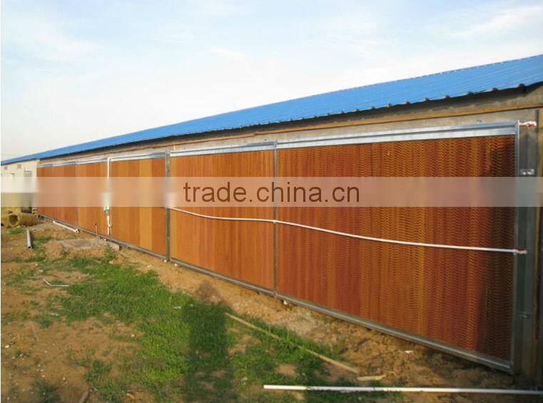 different color poultry farm evaporative cooling pad system