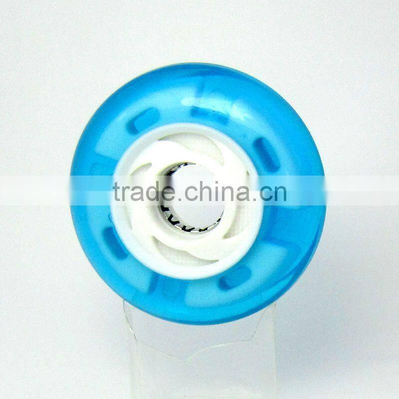 76mm and 80mm flashing inline skate wheel, pu wheels,LED wheels