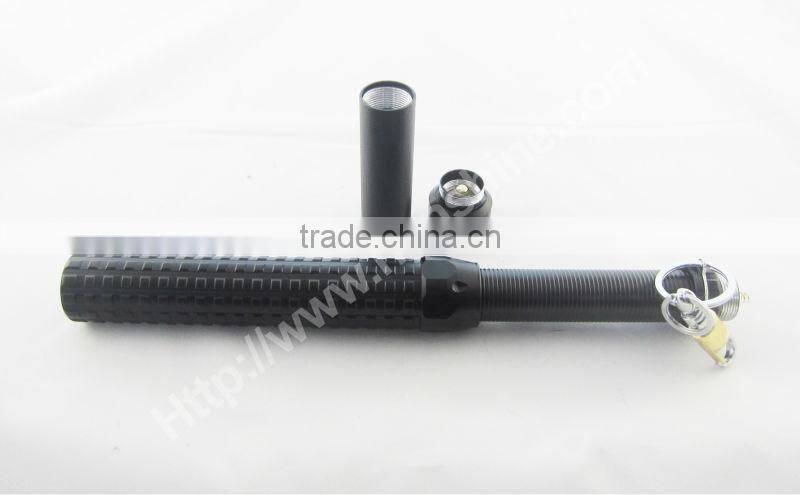 t6 high power led telescopic zoom police flashlight